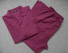 MENS "MARKS & SPENCER"PYJAMA SET, SIZE XL. BURGUNDY, FRESHLY WASHED & IRONED,VGC