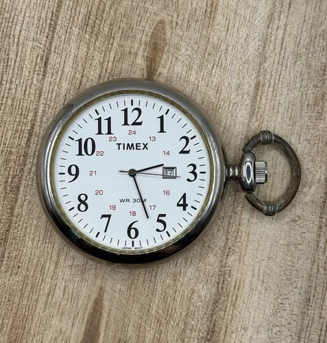 Timex pocket watch quartz - quartz, date
