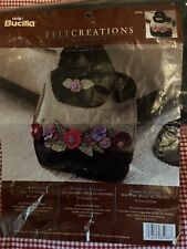Bucilla Felt Creations Felt Tote Bag Kit Vintage