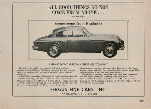 1964 jensen golden - 1964, tornado