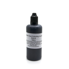 Black leather dye for golf - black,
