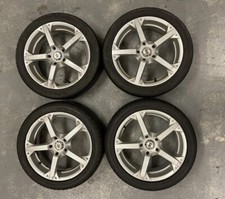 4X  17’ BK racing 300 Silver Alloy wheels with Dunlop SP Sport 3000 A Tyres