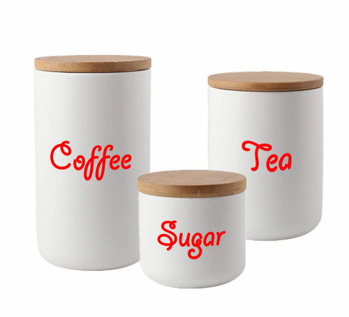 Tea coffee sugar stickers - tea,, coffee,