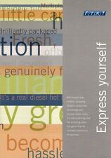 Fiat Range 2004-05 UK Market Brochure Panda Punto Idea Barchetta Stilo Multipla