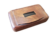 Vintage 1920s Wooden Snuff Box