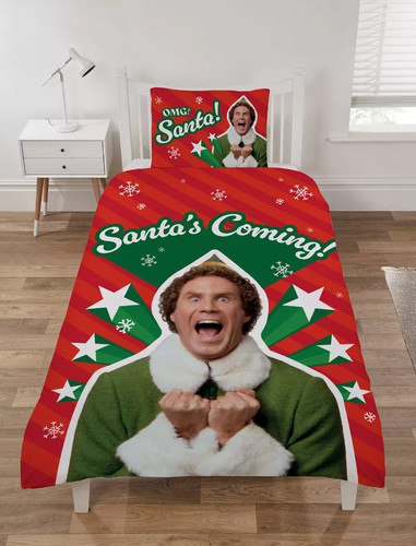Elf christmas duvet cover - elf,
