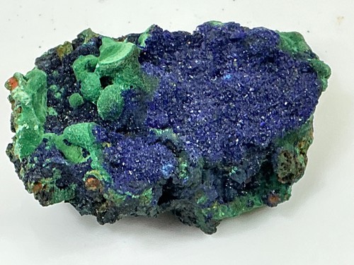 Azurite with malachite - with,