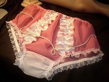 Sissy CANDY PINK Nylon panties