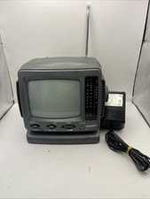 Maxim 5.5" TV AM/FM Radio Model MX11-07  Retro Gaming TESTED & WORKING