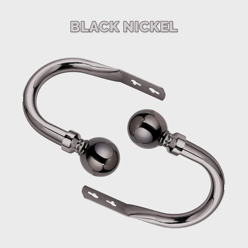 Crystal metal curtain hold - crystal,