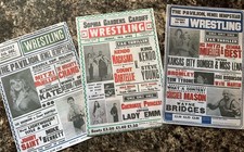 Three. WRESTLING POSTERS