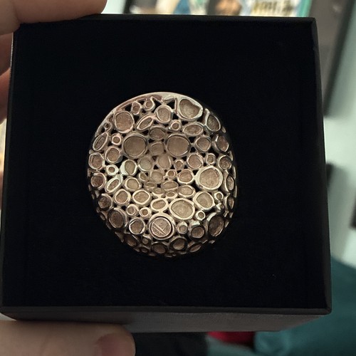 Nooi silver oval cocktail ring - silver,