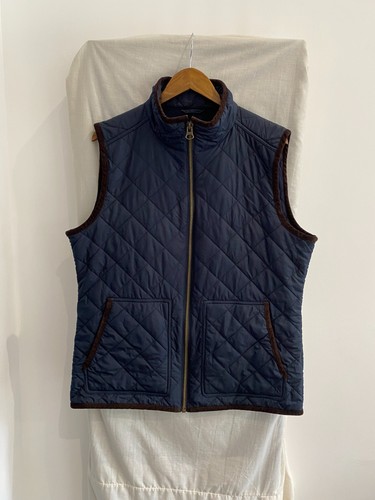 Joules navy full zip quilted - full,
