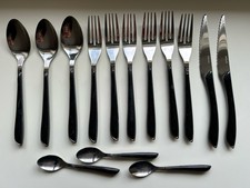 Amefa ECLAT Black Handled Cutlery Replacements Spares  