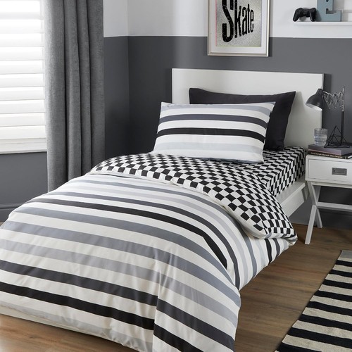 Bedlam black white checkered - black,