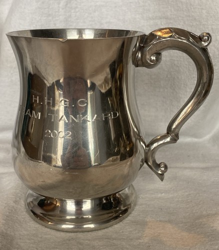 Vintage pint pewter tankard - vintage, 1