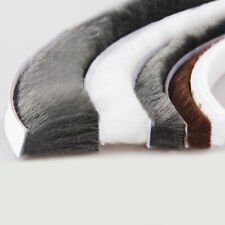 10M Self-Adhesive Draught Excluder Brush Strip Casement Door Window Seal Tape