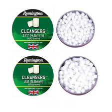 REMINGTON CLEANSERS PELLETS .177 & .22 AIR RIFLE BORE CLEANING 10 - 300