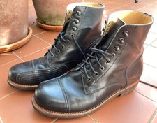 Rokker Urban Rebel Motorcycle Motorbike Riding Boots Black Size 10 (44)