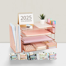 4-Tier Paper Letter Tray