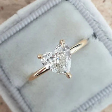 Heart Shaped Diamond Solitaire
