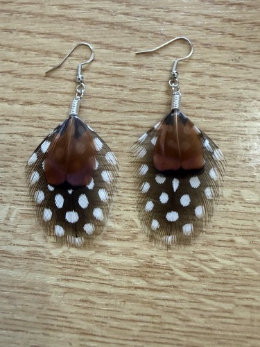 Handmade guinea fowl feather - handmade,