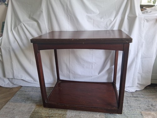 Vintage wooden hostess tea - hostess,