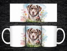 Watercolour Dog Mug 11oz