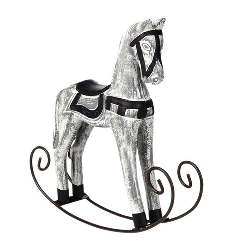 Nordic wooden rocking - rocking, horse