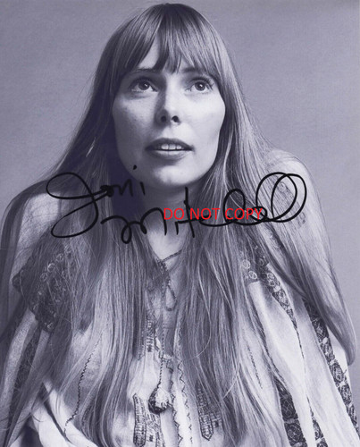 Joni mitchell autographed - joni,