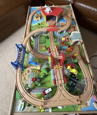 Squirrel Play Wooden Train Set