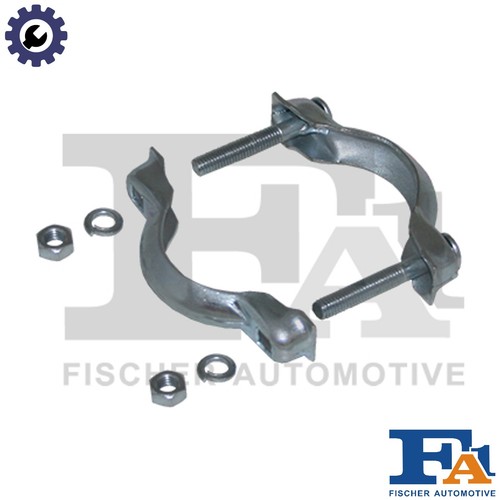 Clamping piece set exhaust - clamping,