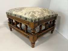 Vintage Small Floral Footstool