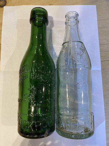 Vintage glass bottles - 2,