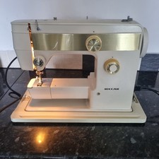 Riccar Sewing Machine With Case & Pedal.  Good Working Order See Photos