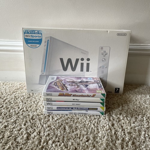Nintendo wii white console - wii,