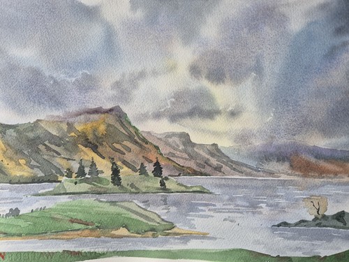 Loch landscape original - landscape,