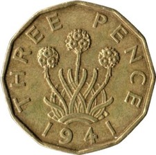 1936-1952 king George VI Three