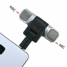 Mini 3.5mm Microphone Stereo Mic For Recording Mobile Phone Studio Karaoke