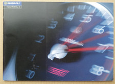 Subaru Impreza WRX STi Type UK. UK market brochure. Excellent condition. SB194.