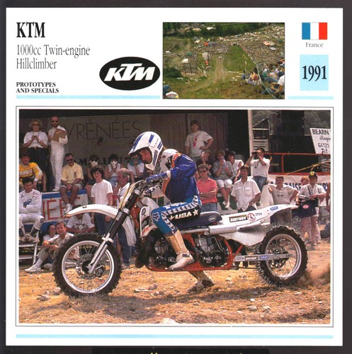 1991 ktm 1000cc - 1991, twin-engine