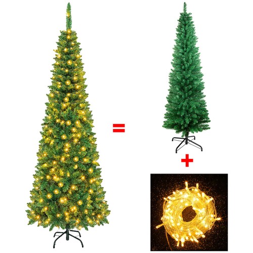 Slim christmas tree pencil - christmas,