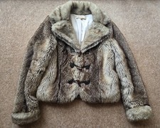 Miso ~ faux fur wolf stripe