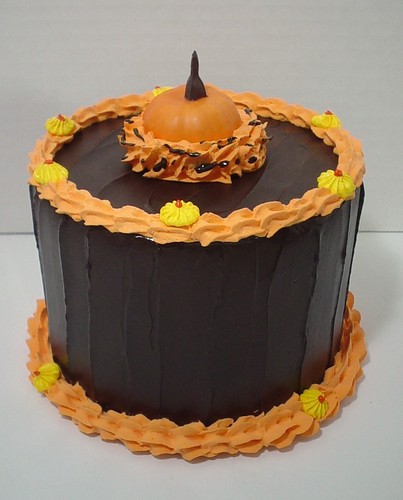 Fake faux fall - cake, with