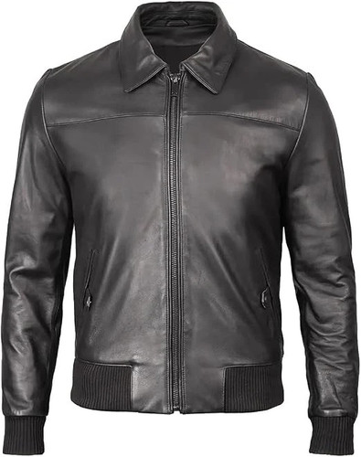 Men black genuine - black,