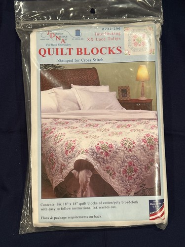 New quilt blocks lace tulips - quilt,