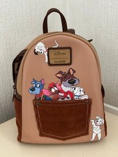 Loungefly - Disney Dogs - Corduroy Pocket - Puppies 101 Dalmatians Mini Backpack