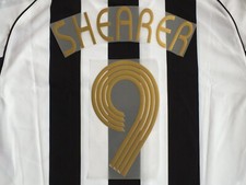 Adidas Sporting ID Alan Shearer 9 Testimonial Newcastle Shirt Name & Number Set