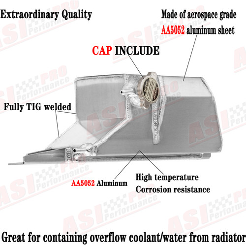Aluminium coolant overflow - aluminium,