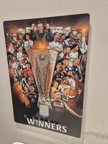 Aston villa winners metal tin - villa,